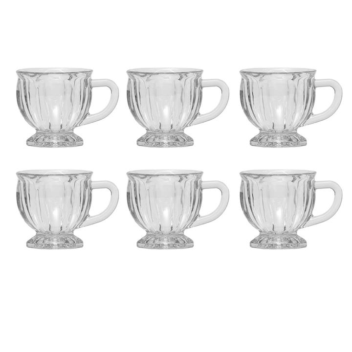 ست فنجان بلور کاوه مدل Ice بسته 6 عددی Kaveh Crystal Ice Cup Pack Of 6